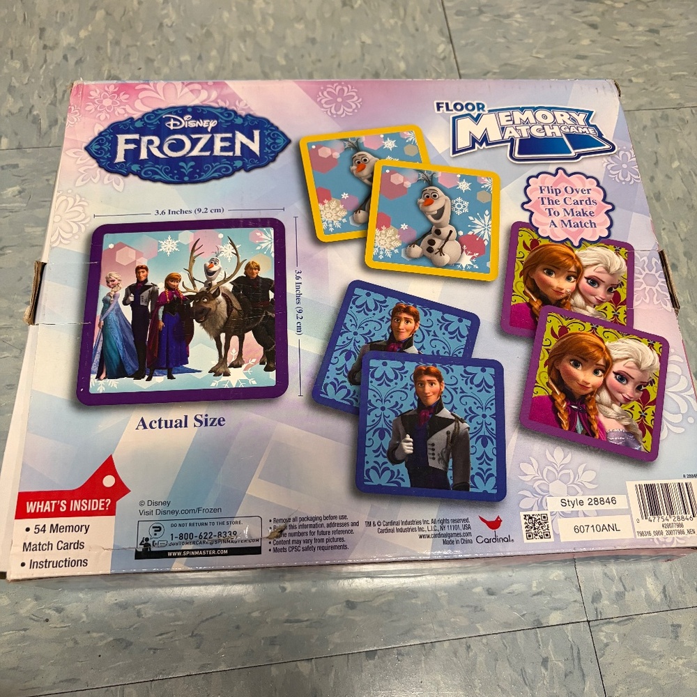 Disney Frozen Memory Match Floor Game - Picture 2 of 6